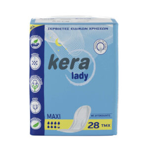 Σερβιέτα ακράτειας kera Lady Maxi 28 τεμάχια