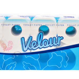 ΧΑΡΤΙ ΥΓΕΙΑΣ VELOUR 3 ΦΥΛΛΑ DECO (10ΡΟΛΑ x 125gr)